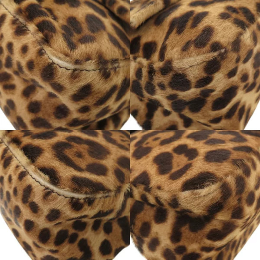 Fendi Mamma Baguette leopard calfskin brown 2way Shoulder Bag - Picture 5 of 10